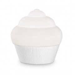 Декоративна настільна лампа Ideal lux 194417 Cupcake TL1 Bianco