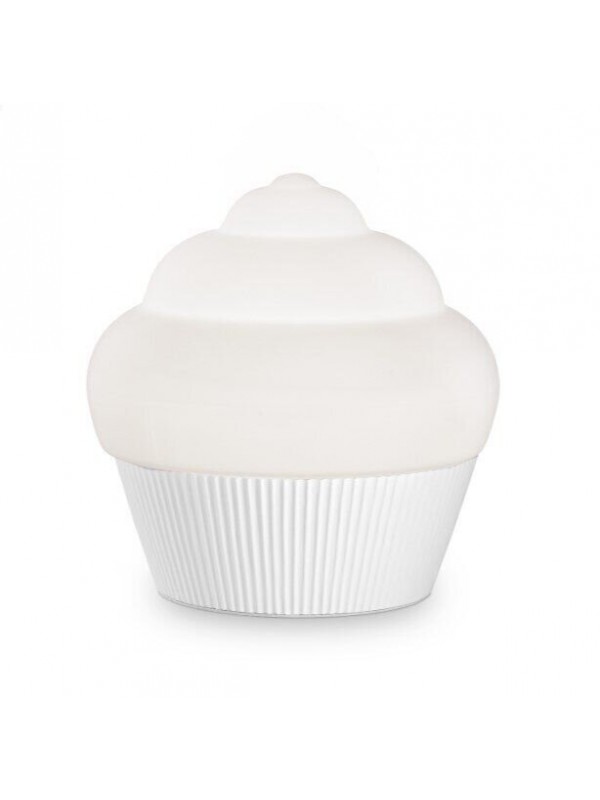 Декоративна настільна лампа Ideal lux 194417 Cupcake TL1 Bianco