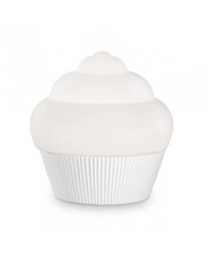 Декоративна настільна лампа Ideal lux 194417 Cupcake TL1 Bianco