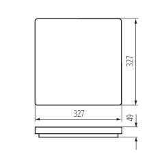 Стельовий вуличний світильник Kanlux 26446 Varso LED 24W-WW-L