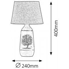Декоративна настільна лампа Rabalux 4374 Dora