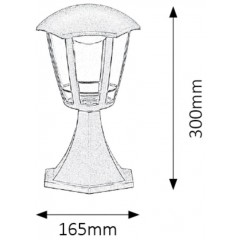 Світильник вуличний Rabalux 8127 Sorrento
