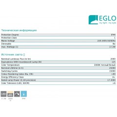 Стельовий світильник Eglo 97884 Frania