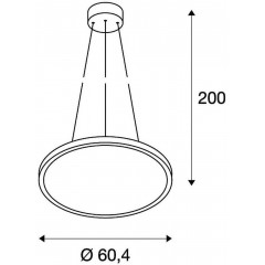 Люстра сучасна SLV 1001344